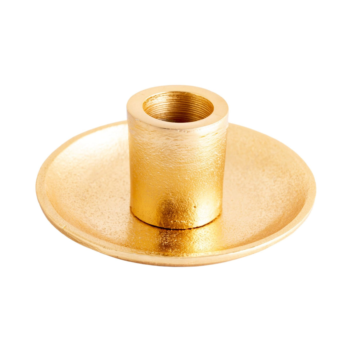 Palo Santo Halter goldfarben, freigestellt auf weißem Grund