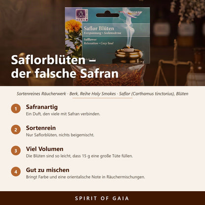 Übersicht zu Saflorblüten 15 g: Safranartig, Sortenrein, Viel Volumen, Gut zu mischen